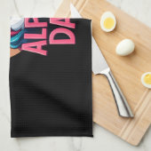 Funny Unicorn Dad Laufey Men Father's Day Christma Theedoek (Quarter Fold)