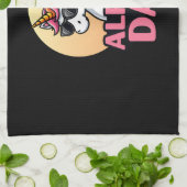 Funny Unicorn Dad Laufey Men Father's Day Christma Theedoek (Gevouwen)