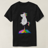 Funny Unicorn Farting Rainbow - Magical Fart Unico T-shirt (Design voorkant)
