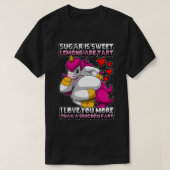 Funny Unicorn Farts Hearts Gezegde T-shirt (Design voorkant)