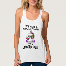 FUNNY UNICORN Fist Tanktop