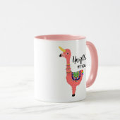 Funny Unicorn Flamingo Llama Inspiring Unifllama Mok (Voorkant rechts)