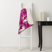 Funny Unicorn Gezegde Magical AF Sherpa Deken (In situ)