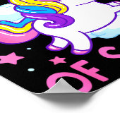 Funny Unicorn I Survived 67 Days Of School Meme Fo Poster (Hoek)