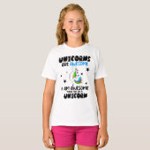 FUNNY UNICORN Ik ben Geweldige T-shirt (Voorkant volledig)
