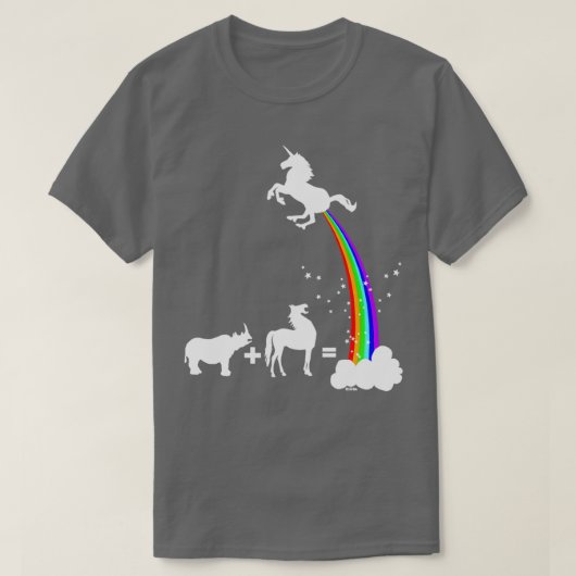 Funny unicorn-oorsprong t-shirt (Design voorkant)