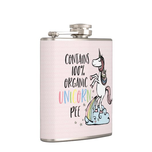 Funny Unicorn - Organic Unicorn Pee Heupfles (Rechts)
