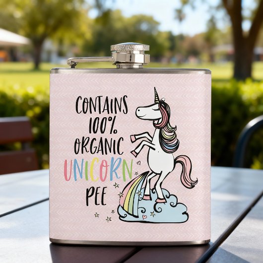 Funny Unicorn - Organic Unicorn Pee Heupfles