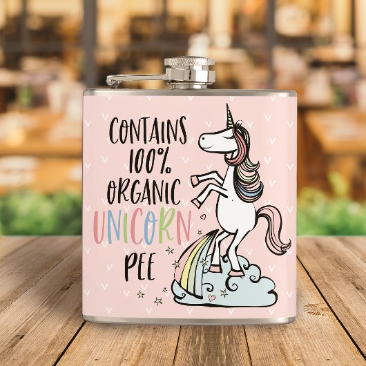 Funny Unicorn - Organic Unicorn Pee Heupfles