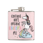 Funny Unicorn - Organic Unicorn Pee Heupfles (Voorkant)