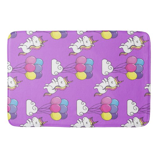 Funny Unicorn Pattern Magic Horse Badmat (Voorkant)