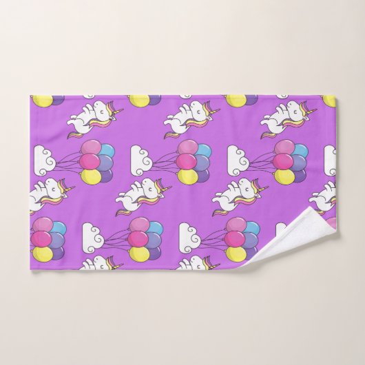 Funny Unicorn Pattern Magic Horse Handdoek (Handdoek)