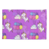 Funny Unicorn Pattern Magic Horse Kussensloop (Achterkant-Links)