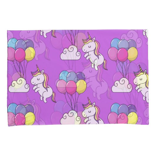Funny Unicorn Pattern Magic Horse Kussensloop (Voorkant-Rechts)