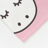 Funny Unicorn Pattern Pink Magic Horse Cute Fleece Deken (Hoek)