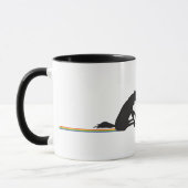 Funny Unicorn Pooping Rainbows Mok (Links)