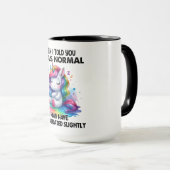 Funny Unicorn Quote Mok (Voorkant rechts)
