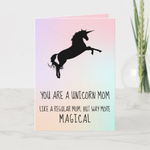 Funny Unicorn Stepmama Moederdag Kaart