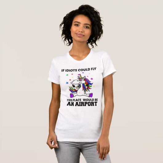FUNNY UNICORN T-SHIRT (Voorkant volledig)