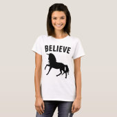 Funny UNICORN T-shirts GELOVEN (Voorkant volledig)