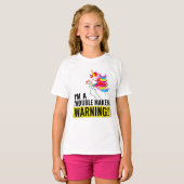 FUNNY UNICORN Trouble Maker T-shirt (Voorkant volledig)