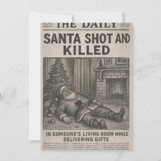 Funny Unique Adult Christmas Cards Feestdagenkaart (Voorkant)