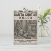 Funny Unique Adult Christmas Cards Feestdagenkaart (Staand voorkant)