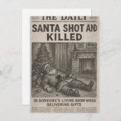 Funny Unique Adult Christmas Cards Feestdagenkaart (Voorkant / Achterkant)