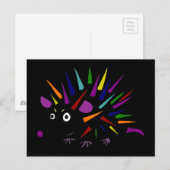 Funny Unique Colorful Abstracte Eegel Art Briefkaart (Voorkant / Achterkant)