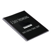 Funny Unique Gifts For Piano Players Pianist Lover Notitieboek (Rechterzijde)