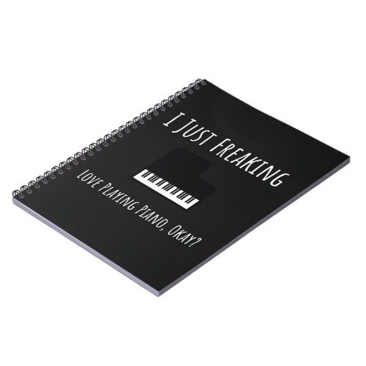 Funny Unique Gifts For Piano Players Pianist Lover Notitieboek (Linkerzijde)