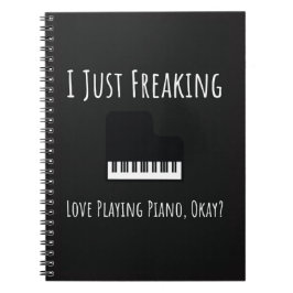 Funny Unique Gifts For Piano Players Pianist Lover Notitieboek