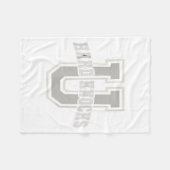 Funny University Of Hard Knocks Affirmation Colleg Fleece Deken (Voorkant (Horizontaal))