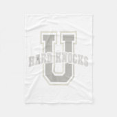 Funny University Of Hard Knocks Affirmation Colleg Fleece Deken (Voorkant)