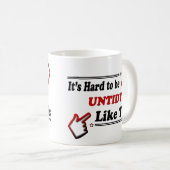 Funny untidy koffiemok (Voorkant rechts)