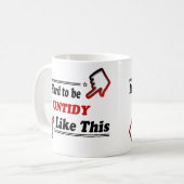 Funny untidy koffiemok (Voorkant links)