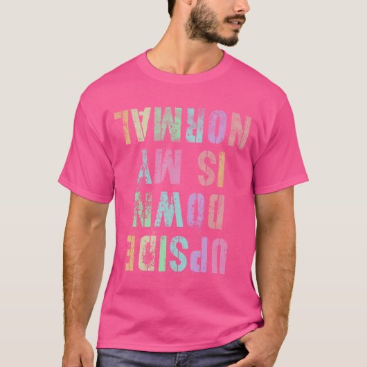 Funny Upside Down Is My Normal Gymnastics Tumbling T-shirt (Voorkant)