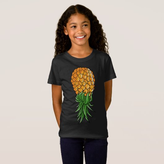 Funny Upside down Pineapple Gift for Men Coo T-shirt (Voorkant volledig)