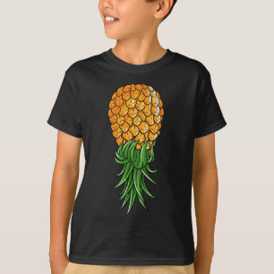 Funny Upside down Pineapple Gift for Men Coo T-shirt
