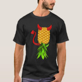 Funny Upside Down Pineapple Swinger Men Women T-shirt (Voorkant)