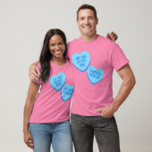 Funny Urban Inappropriate Conversation Heart T-shirt (Unisex)