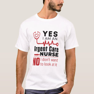Funny Urgent Care Zurse Verpleegkundigen Waarderin T-shirt