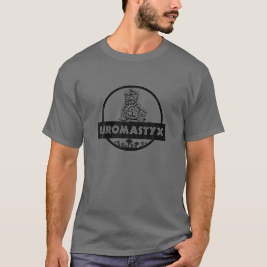 Funny Uromastyx Dino I Cute Agame T-shirt (Voorkant)