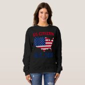 Funny us Citizen 2021 4 juli 2010 Cool American FL Trui (Voorkant volledig)