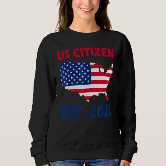 Funny us Citizen 2021 4 juli 2010 Cool American FL Trui (Voorkant)