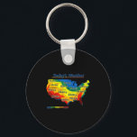 Funny us weather map parody todays forecast humor  sleutelhanger<br><div class="desc">Funny us weather map parody todays forecast humor</div>