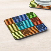 Funny USA Flag Drankjes Onderzetter (Linkerzijde)