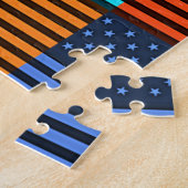 Funny USA Flag Legpuzzel (Zijkant)