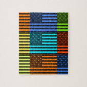 Funny USA Flag Legpuzzel (Verticaal)