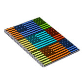 Funny USA Flag Notitieboek (Rechterzijde)